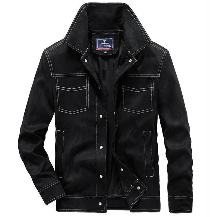 Men's Stylish Suede Jacket Mune Fashion
