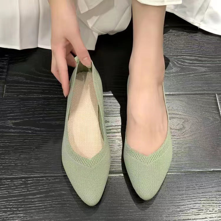 Ladies elegant and breathable ballerinas with flexible footbed Mune Fashion