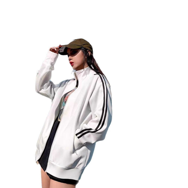 Men's Athletic Training Jacket with High Collar Mune Fashion