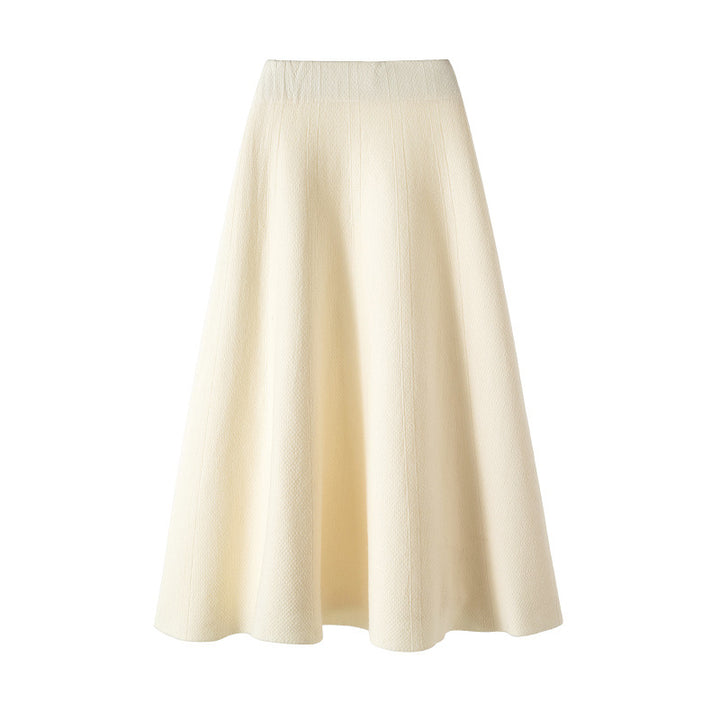 Ladies Elegant, Flowing Midi Skirt Mune Fashion