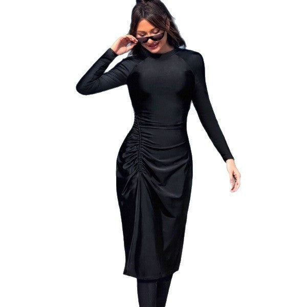 Women's Elegant Long Sleeve Swimsuit with Figure-Hugging Design Mune Fashion