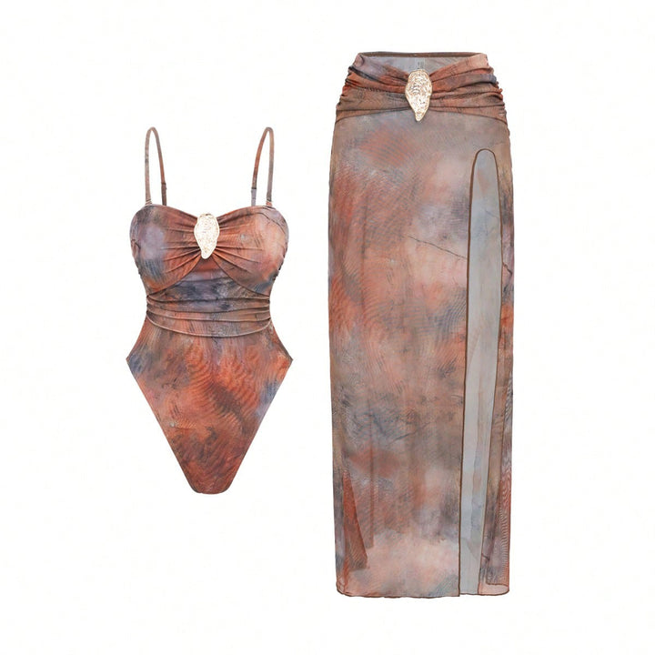 Women Elegant Swimsuit with Artful Details Mune Fashion