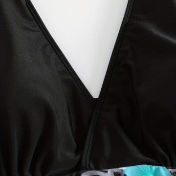 Women's tankini set with floral top and comfortable swim shorts Mune Fashion