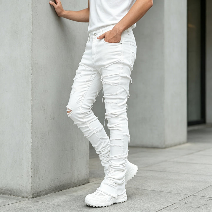 Men's Ripped Skinny Jeans Mune Fashion