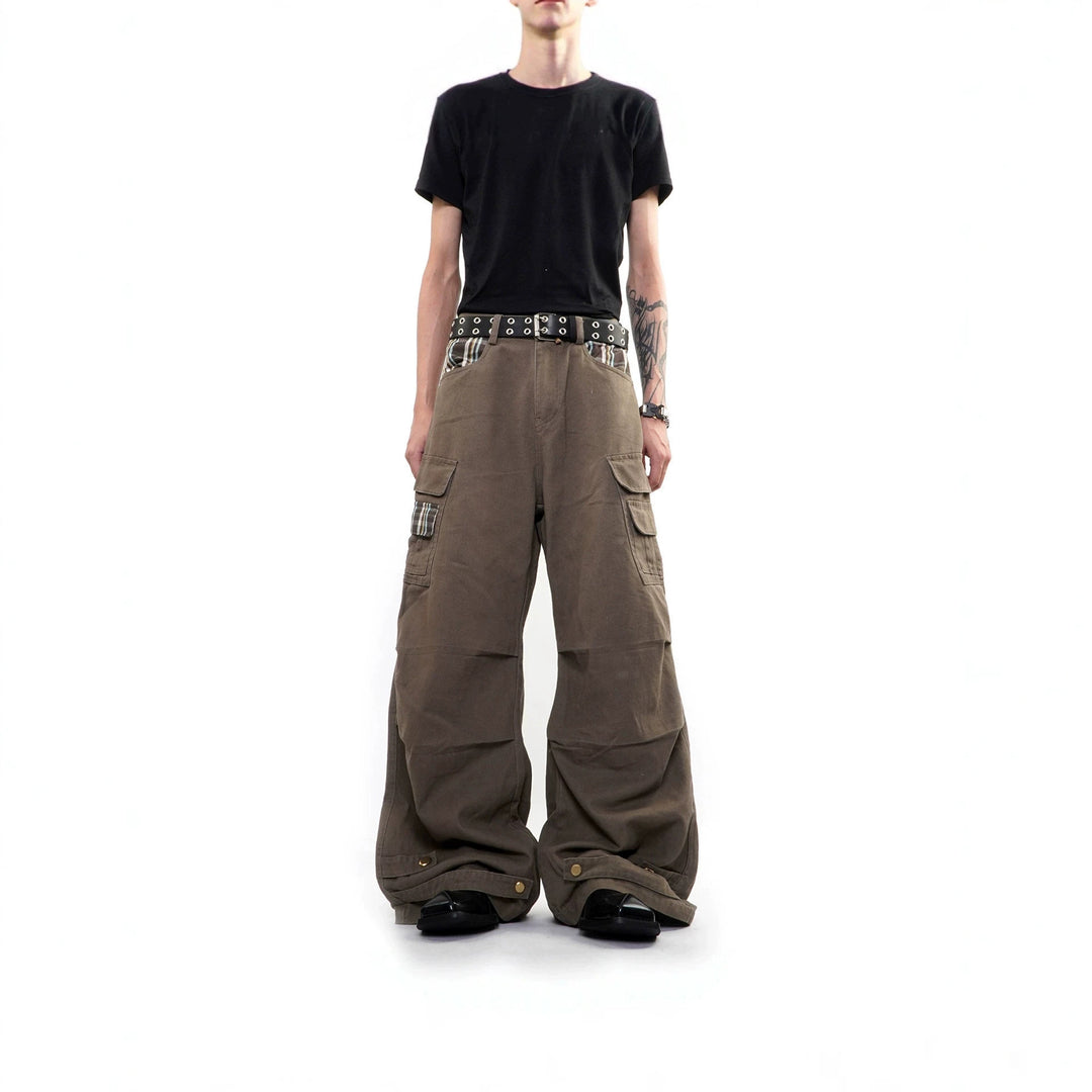 Men's Loose Fit Cargo Pants with Pockets Mune Fashion