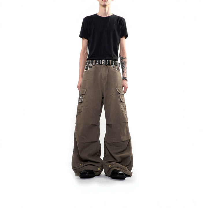 Men's Loose Fit Cargo Pants with Pockets Mune Fashion