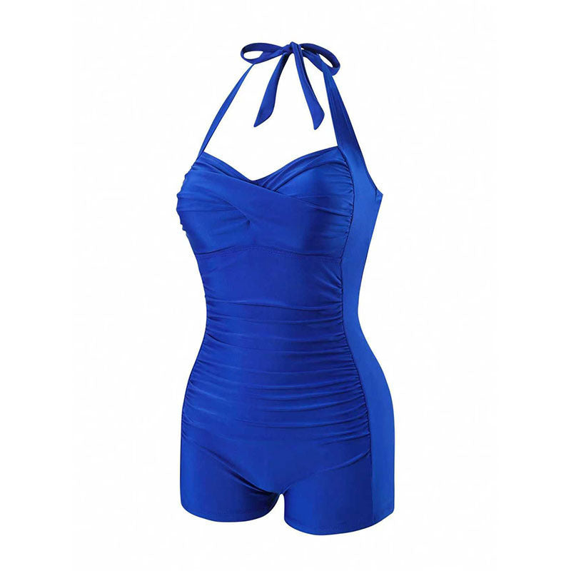 Women's one-piece swimsuit with elegant ruffle design Mune Fashion