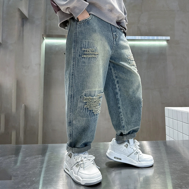 Unisex casual, destroyed Baggy jeans Mune Fashion