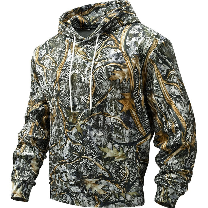 Men's Patterned Hooded Sweater Mune Fashion