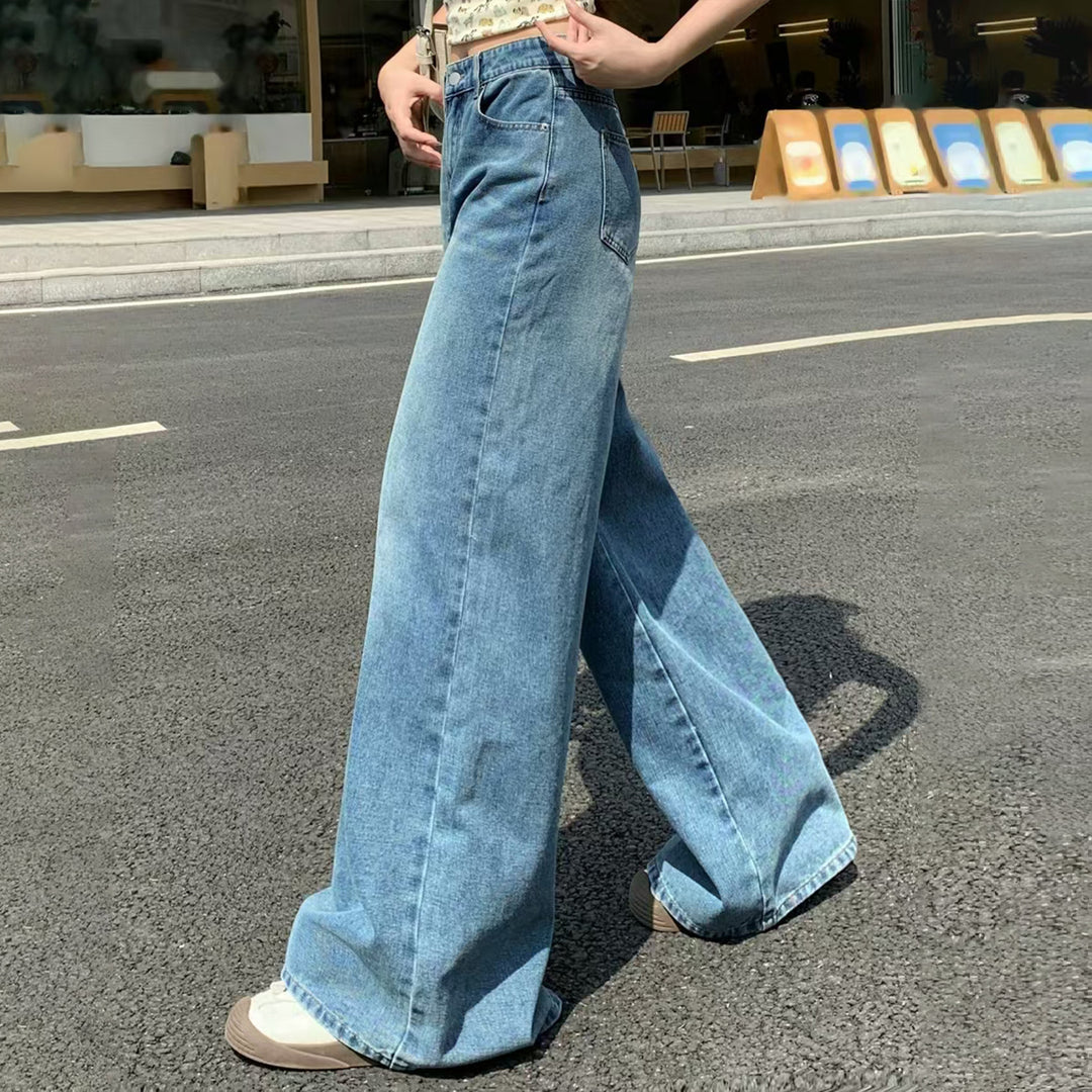 Women Extra Wide High-Waist Palazzo Jeans made of Denim Mune Fashion