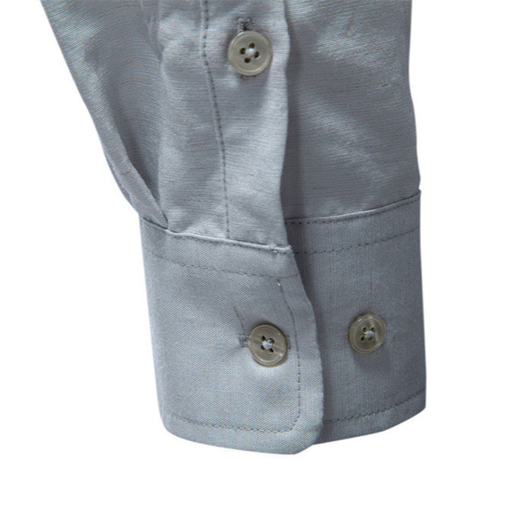 Men's structured linen shirt with Kent collar and tailored fit Mune Fashion