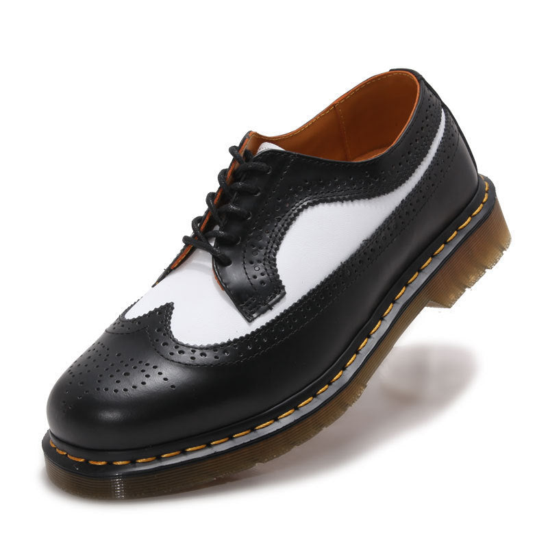 Men's classic brogue derby lace-up shoes with padded air sole Mune Fashion