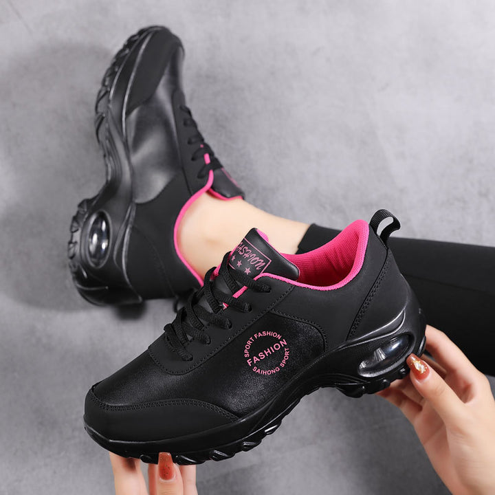 Men's breathable lightweight everyday sneakers with air-cushioned heel damping Mune Fashion