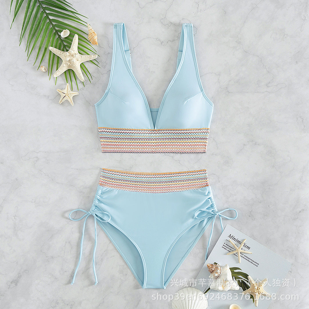 Women's High-Cut Sport Bikini Mune Fashion
