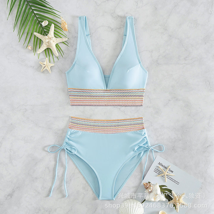 Women's High-Cut Sport Bikini Mune Fashion