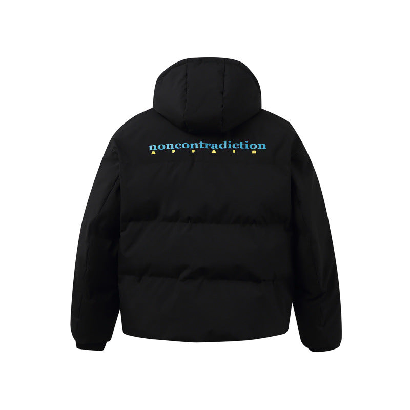Unisex Kastige padded hoodie jacket with thermal insulation, water-repellent zippers, and drawstring Mune Fashion