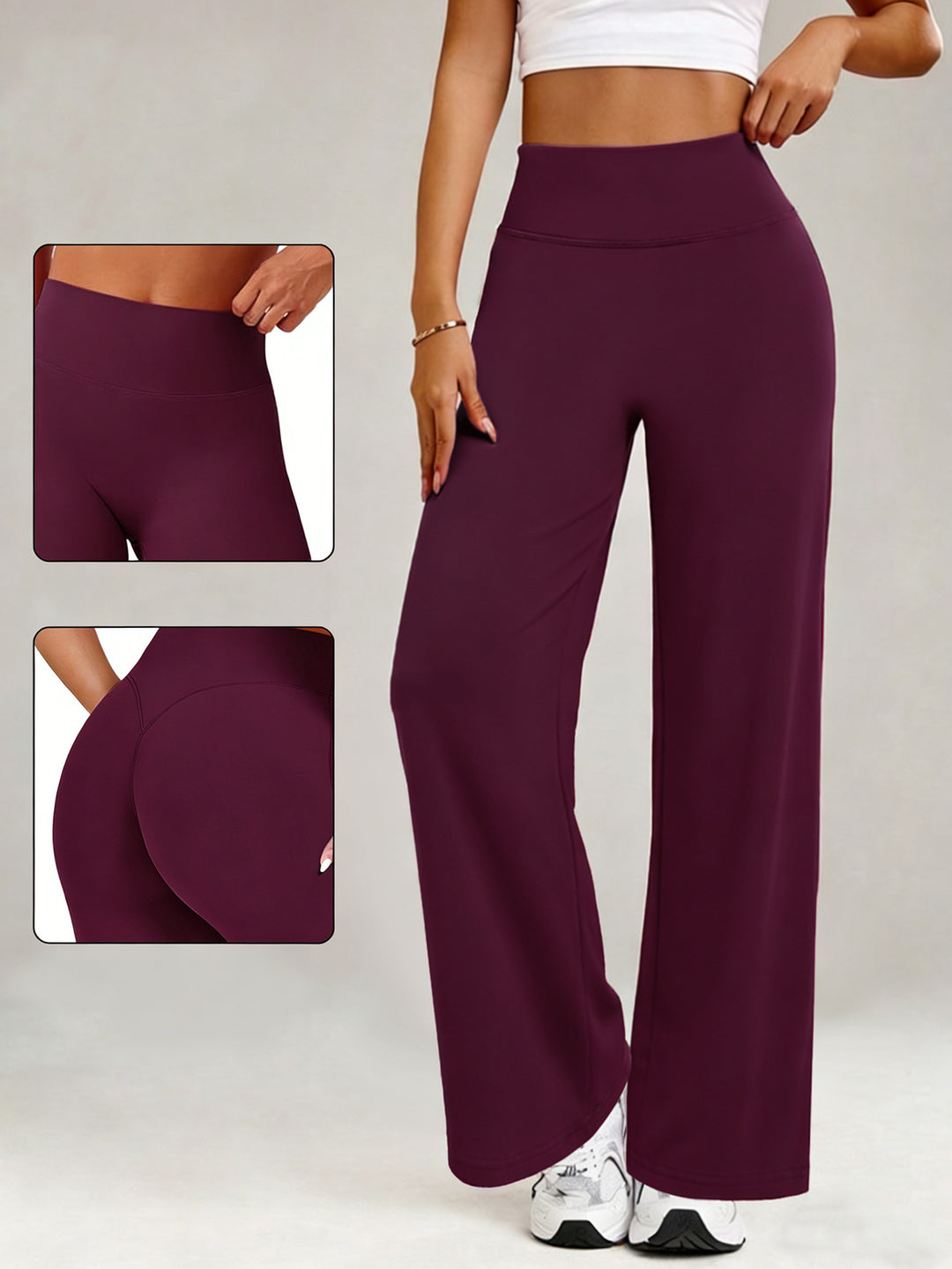 Women's Sporty High-Waisted Pants Mune Fashion