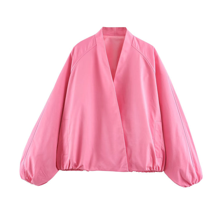Women Oversize Kimono Jacket with Balloon Sleeves Mune Fashion