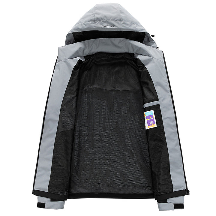 Men's multifunctional outdoor jacket with detachable hood Mune Fashion