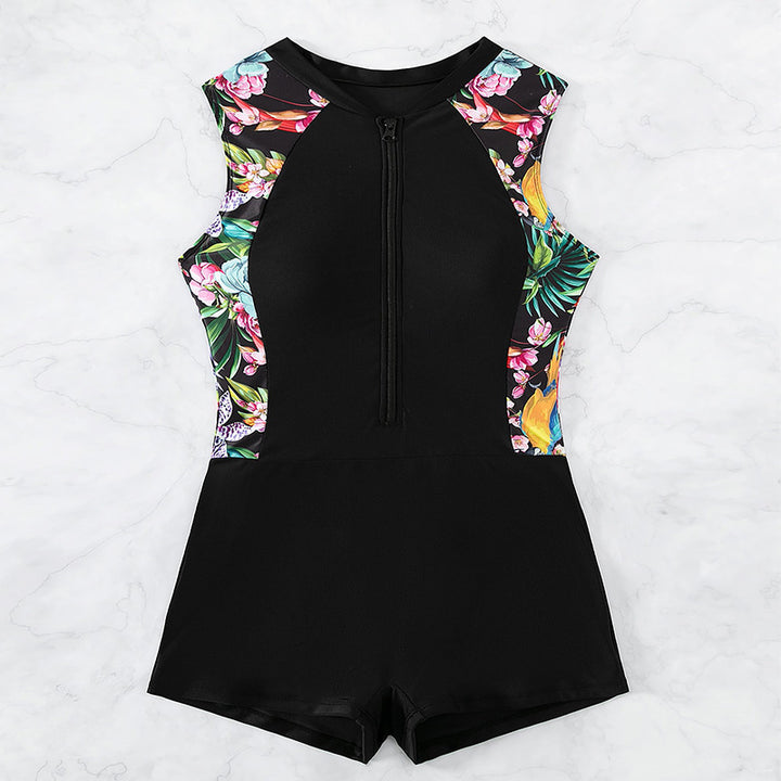 Women's Surf Suit with Floral Design Mune Fashion