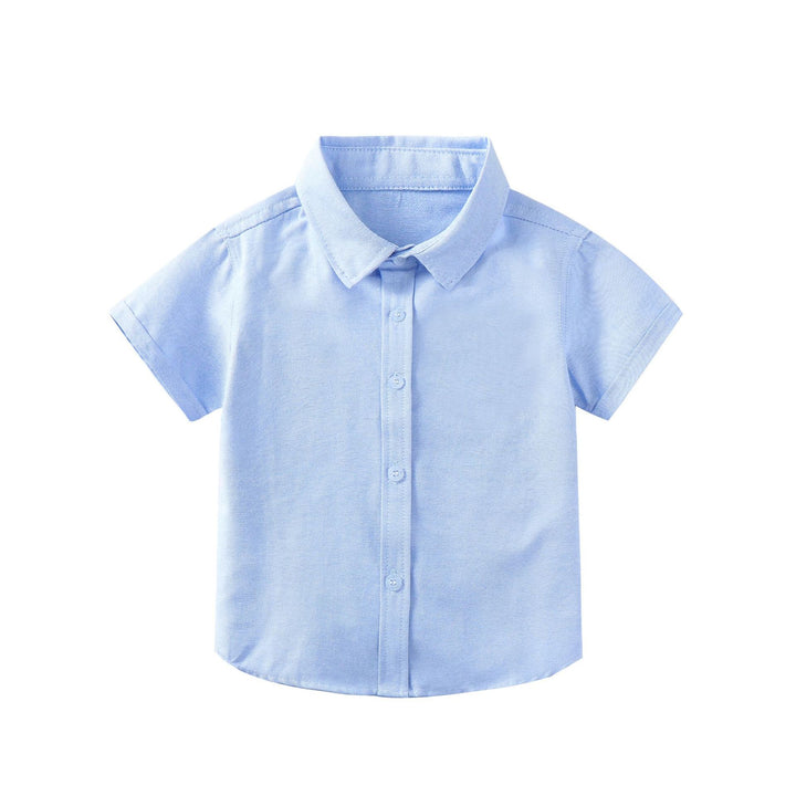Boys short sleeve shirt with elegant bow tie Mune Fashion