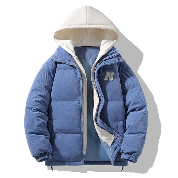 Men's Fashion Padded Jacket with Hood Mune Fashion