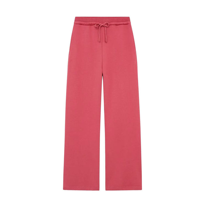 Women's wide high-waist palazzo pants with elastic waistband and flowing silhouette Mune Fashion