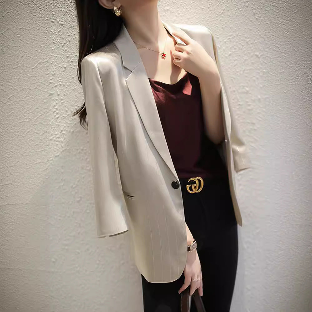Women Elegant and Versatile Blazer Jacket Drune