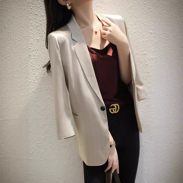 Women Elegant and Versatile Blazer Jacket Drune