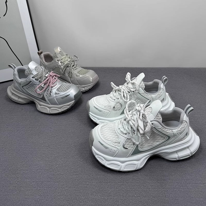 Ladies Athletic Sneakers with Breathable Mesh Upper by Mune Fashion