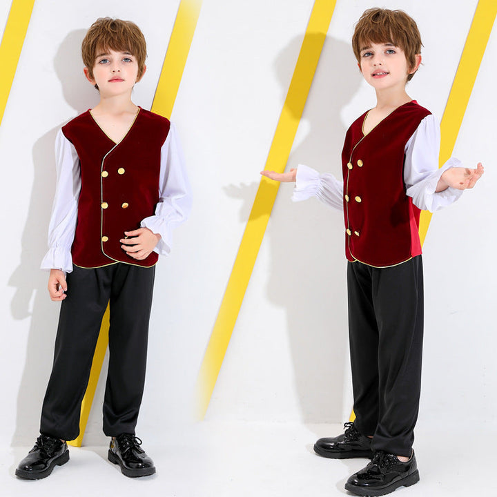 Boys' fairytale costume with detail-loving shirt and pants Mune Fashion