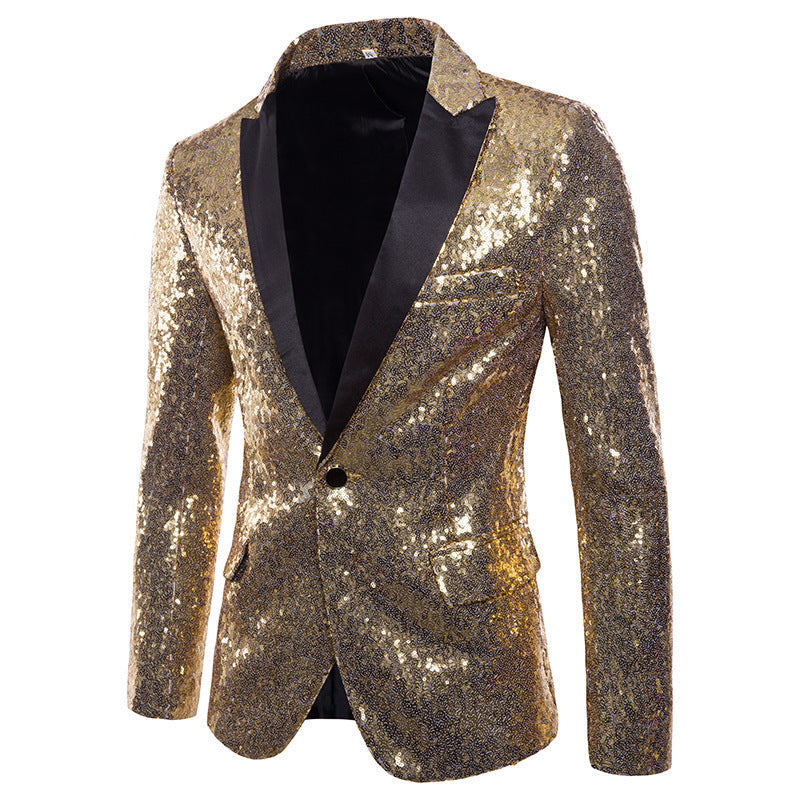 Men's Sequined Formal Blazer Mune