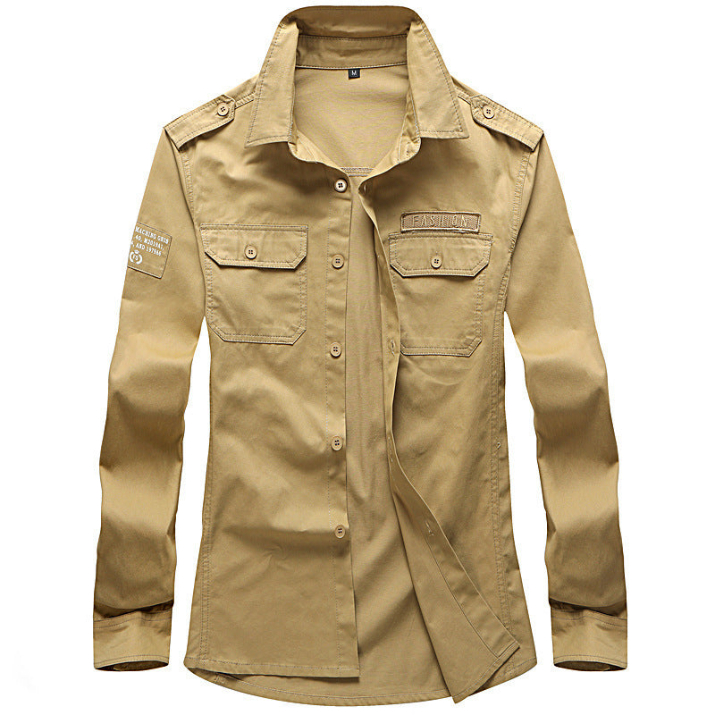 Men's Fashion Shirt Jacket with Practical Pockets Mune Fashion