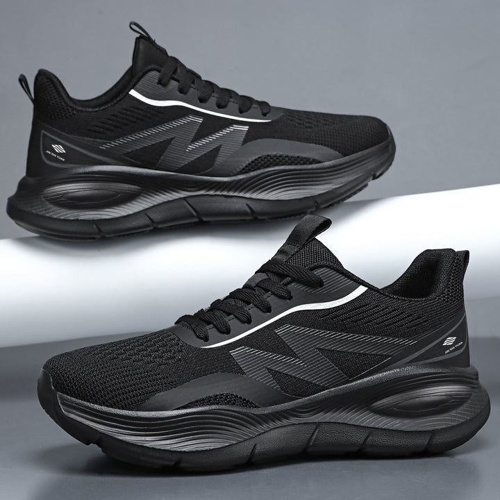 Women's nan Performance Slip-On Running Sneaker with seamless mesh upper, shock-absorbing honeycomb platform sole, and reinforced heel support Mune Fashion