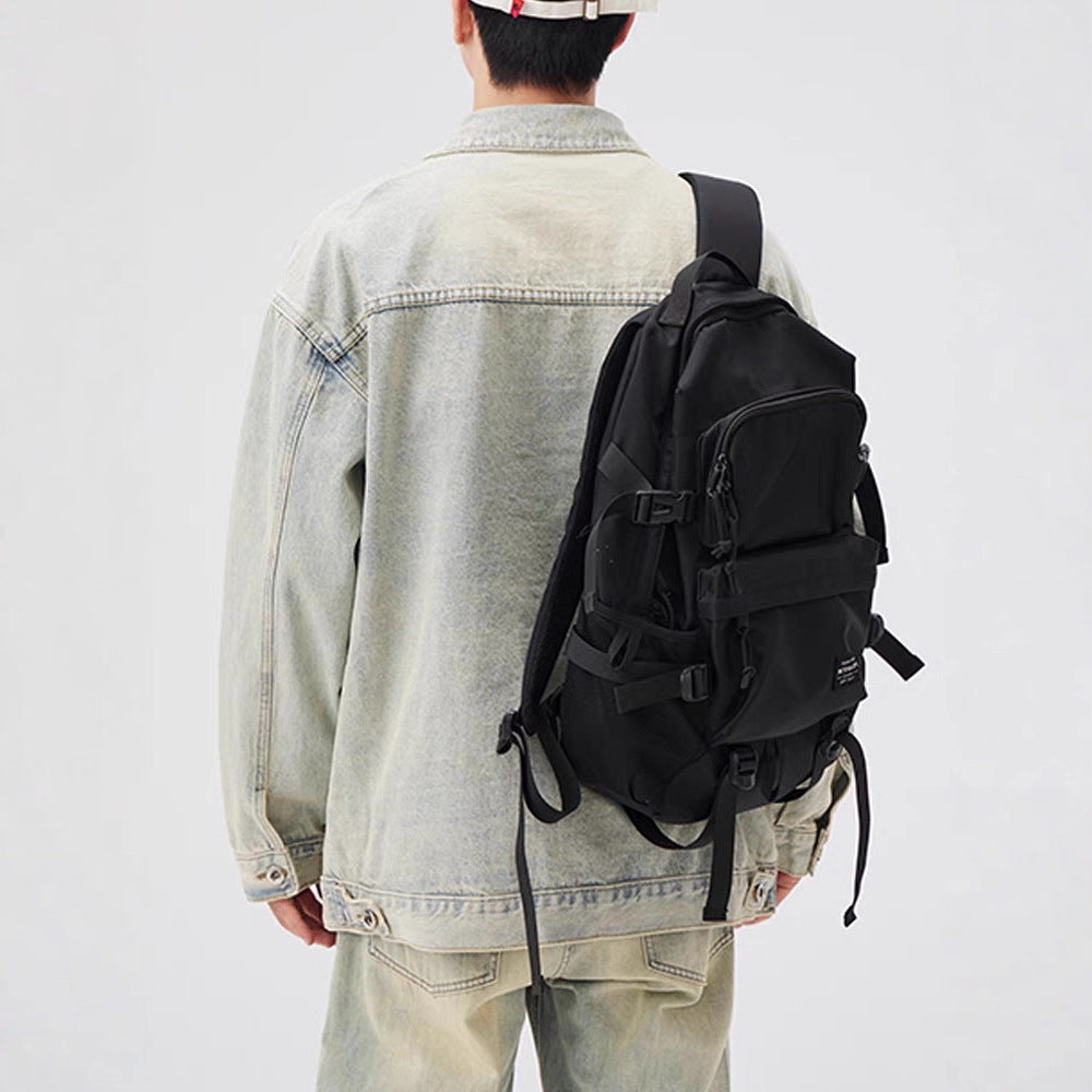 Men's Oversized Denim Jacket with Used Wash and Destroy Details Mune Fashion