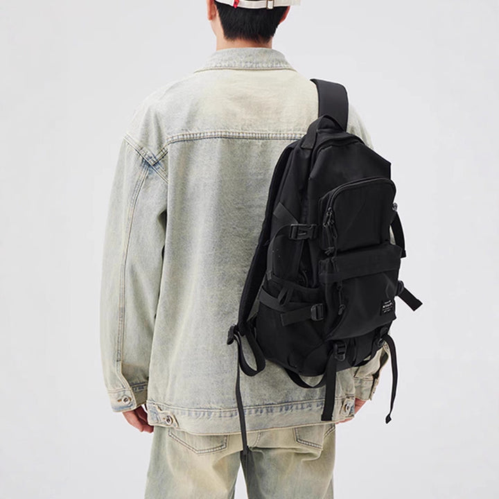 Men's Oversized Denim Jacket with Used Wash and Destroy Details Mune Fashion