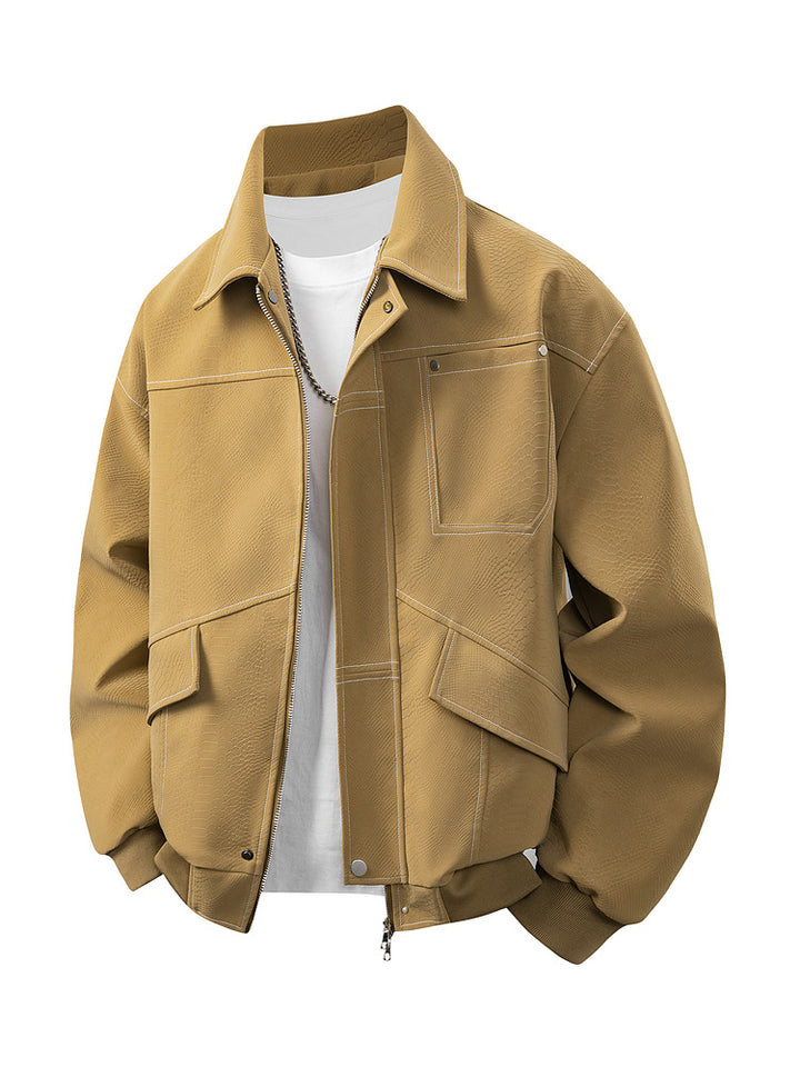 Men's Fashion Leisure Jacket with Practical Pockets Mune Fashion