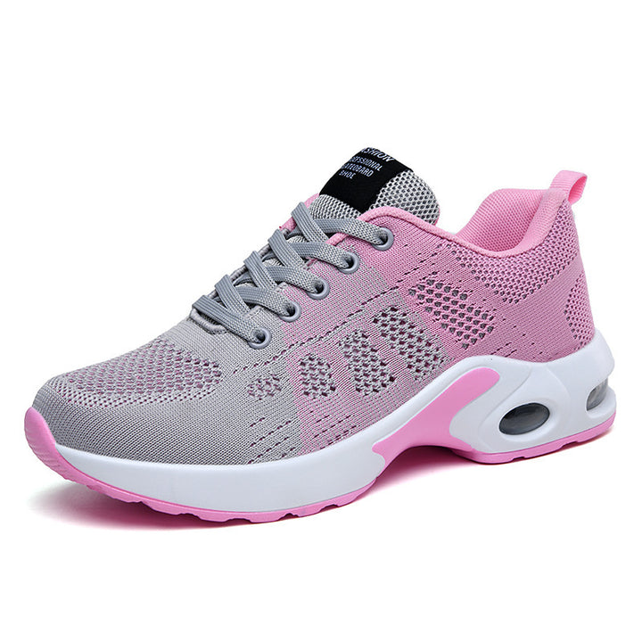 Women's breathable knit sneakers with air chamber midsole and padded entry Mune Fashion