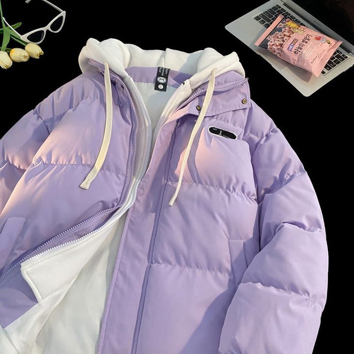 Women Quilted Parka Jacket Mune Fashion
