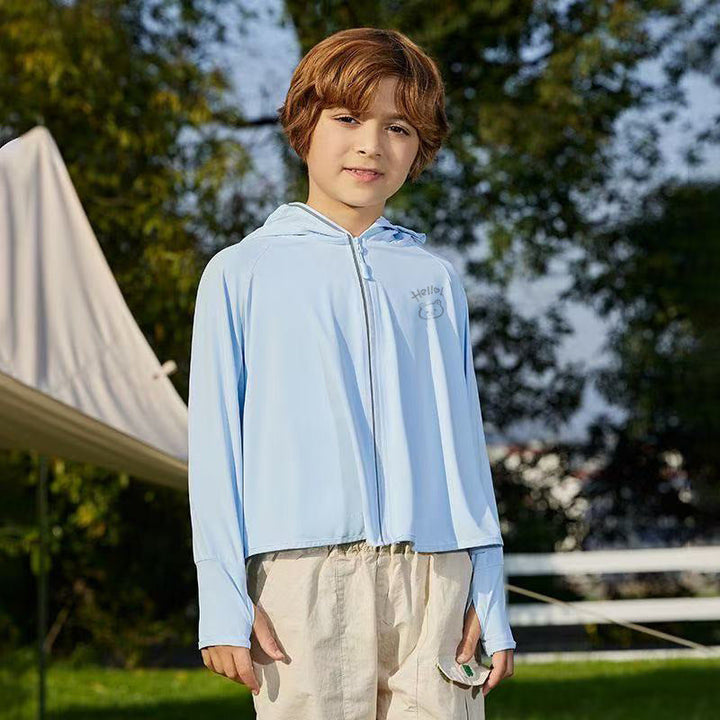 Girl Breathable UV Protection Jacket Mune Fashion