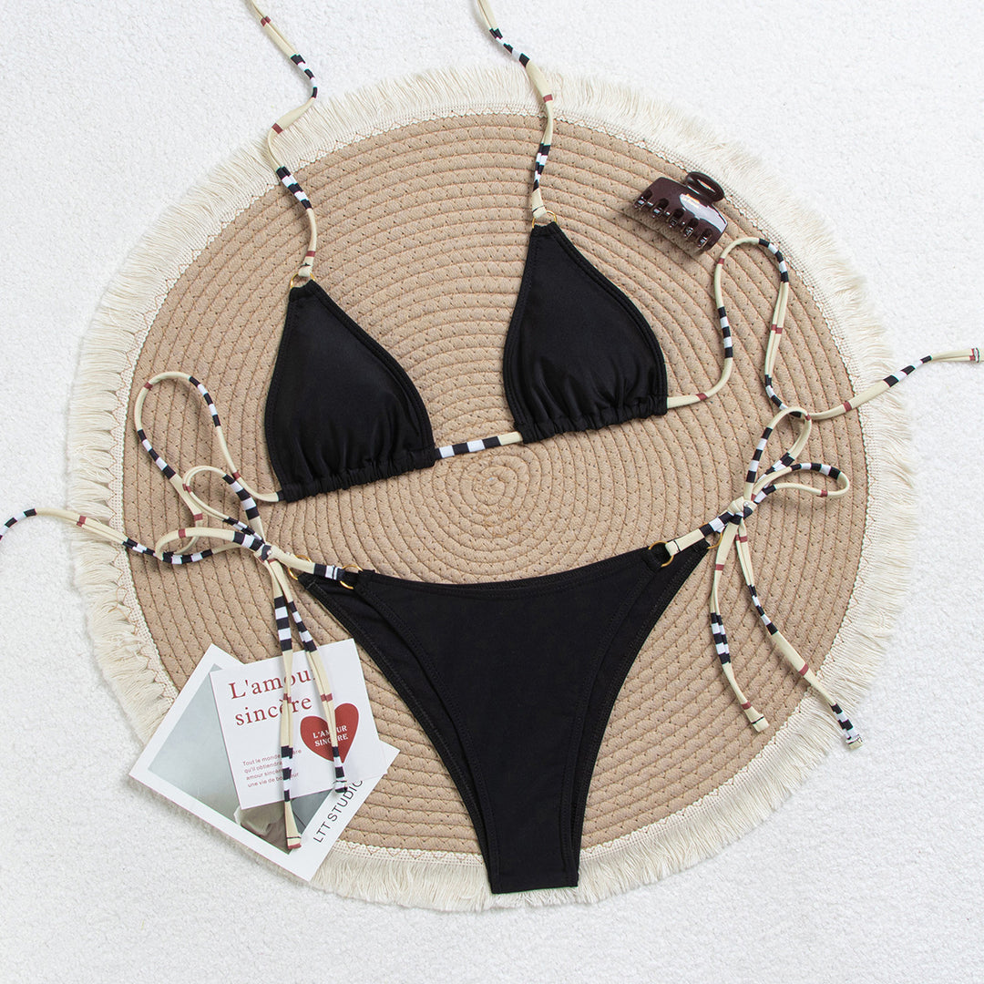 Women's triangle bikini with adjustable side ties Mune Fashion