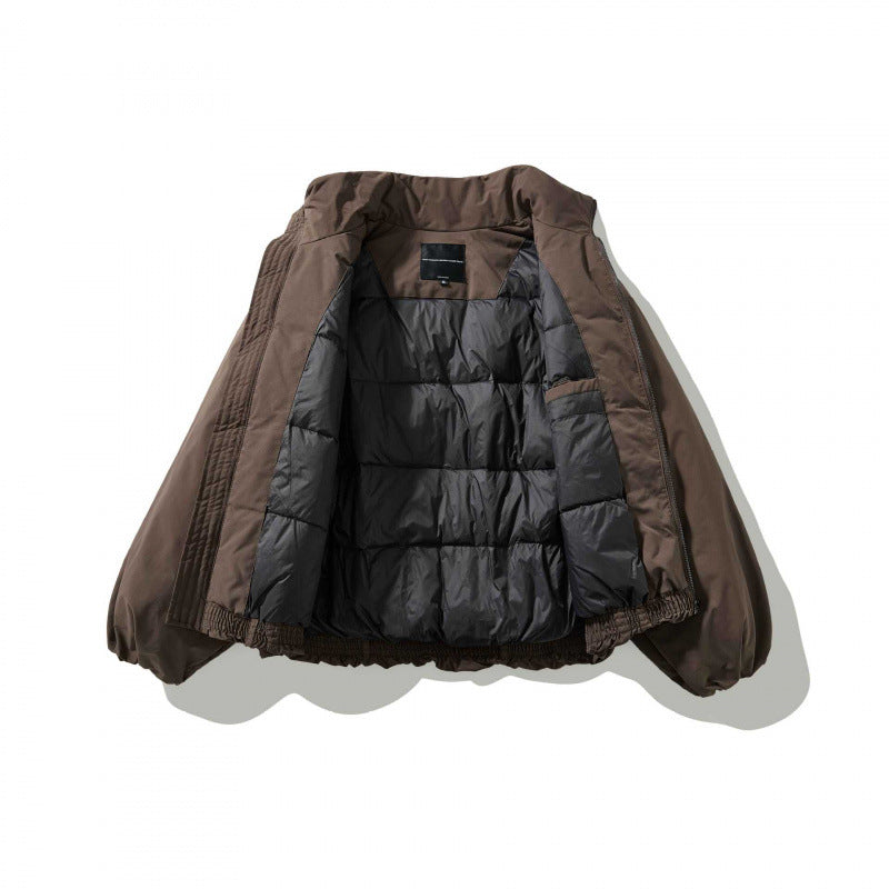 Unisex Short padded jacket with balloon sleeves and high stand-up collar Mune Fashion