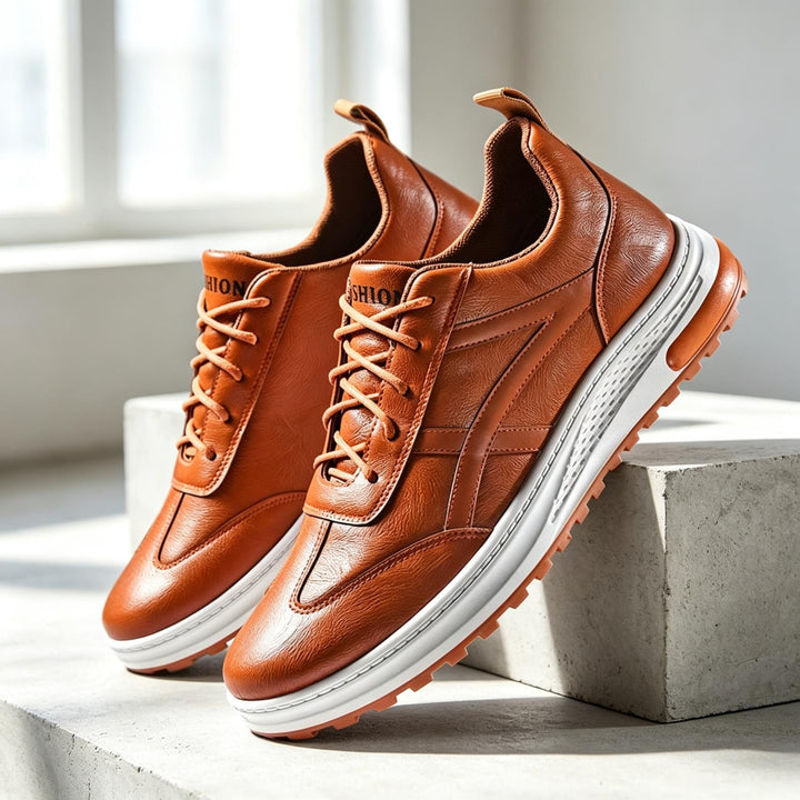 Men's Sporty Sneakers with Elastic Upper Mune Fashion