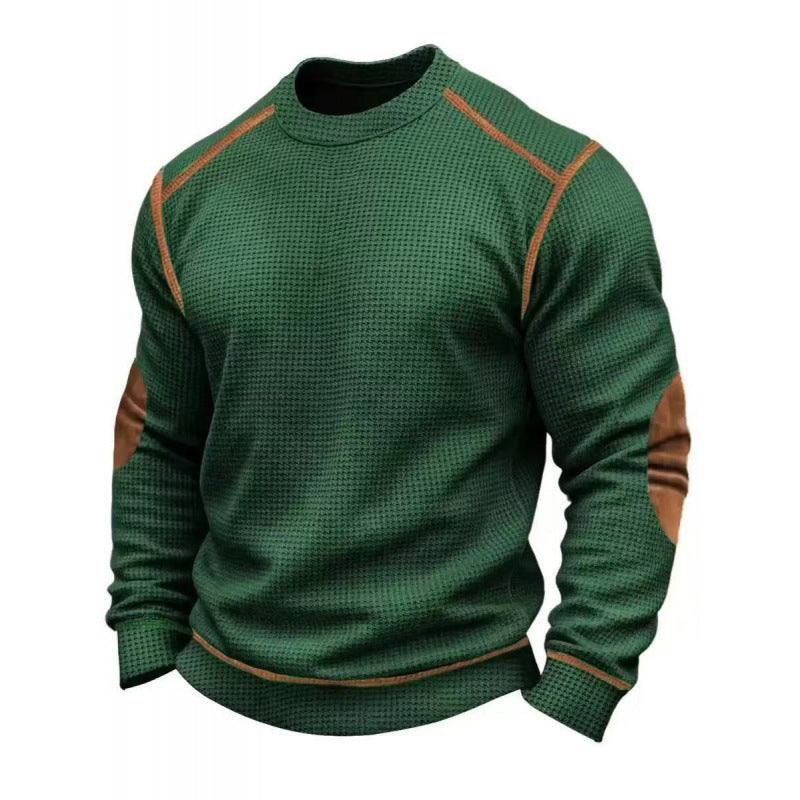 Men's Stylish Long Sleeve Sweater with Textured Design Mune Fashion