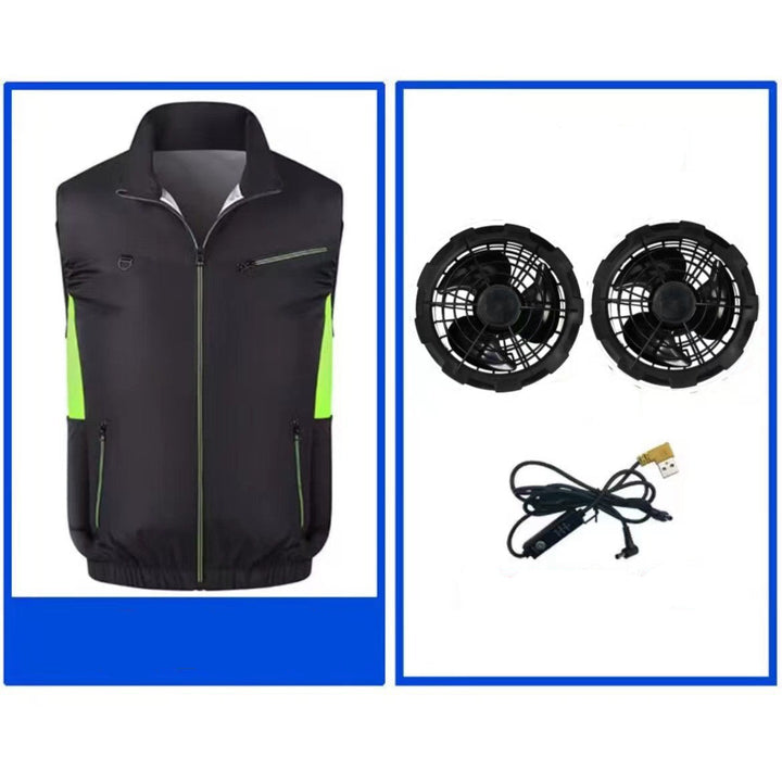 Men's breathable lightweight work vest with mesh lining and zip pockets Mune Fashion