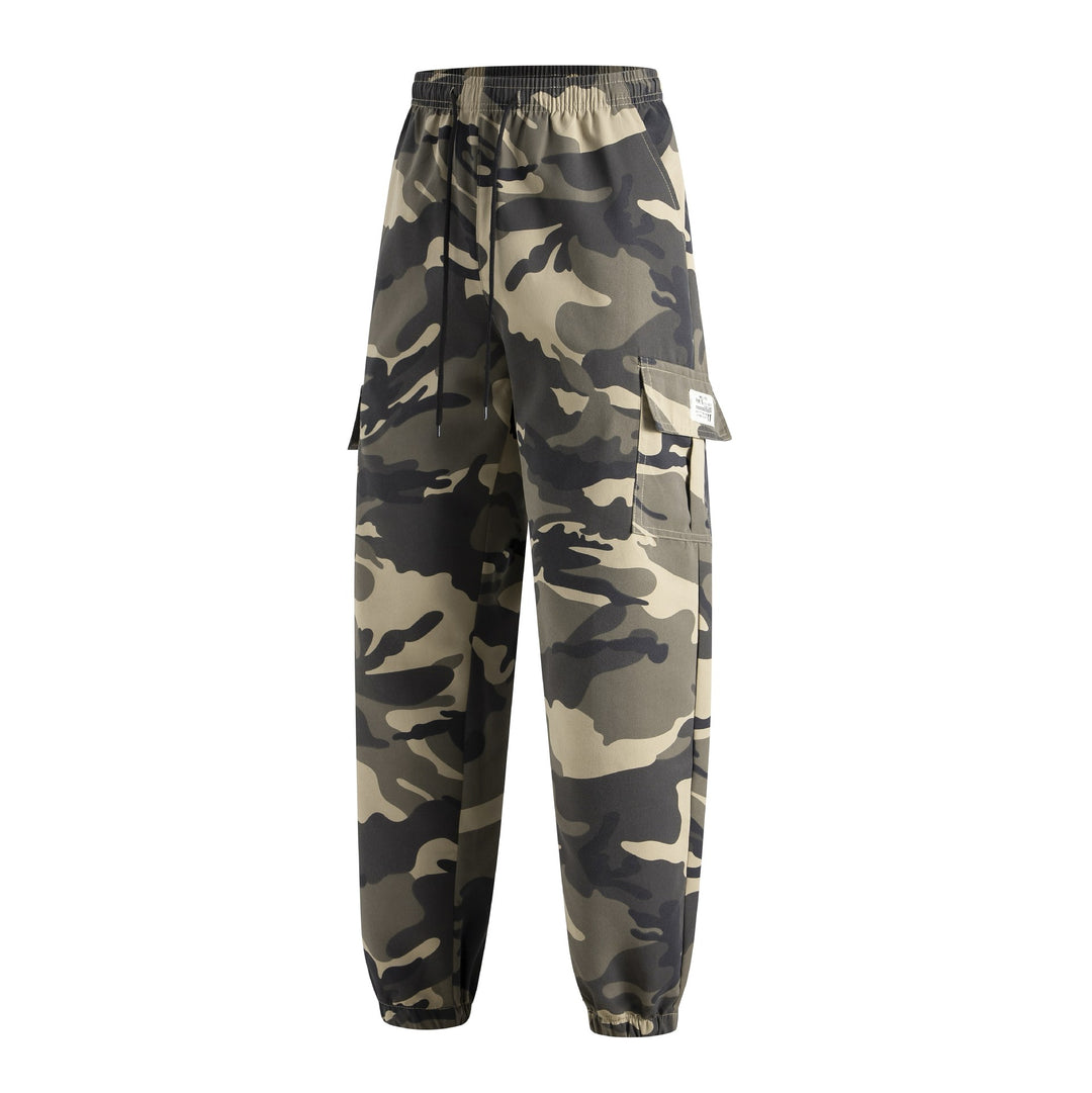 Men's cargo jogging pants with elastic waistband, multi-functional pockets & cuffs Mune Fashion