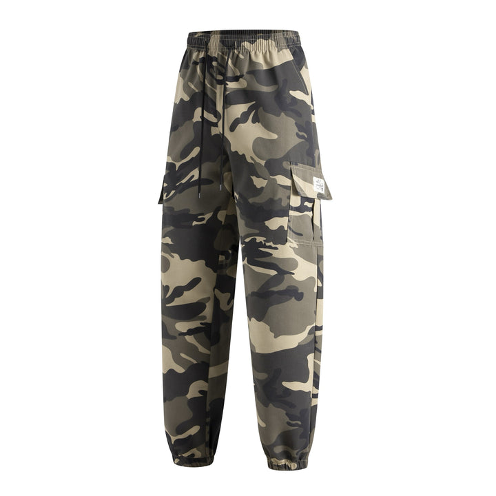 Men's cargo jogging pants with elastic waistband, multi-functional pockets & cuffs Mune Fashion