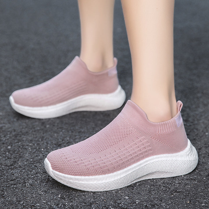 Men's seamless knit slip-on shoe with ergonomic midsole and heel tab Mune Fashion