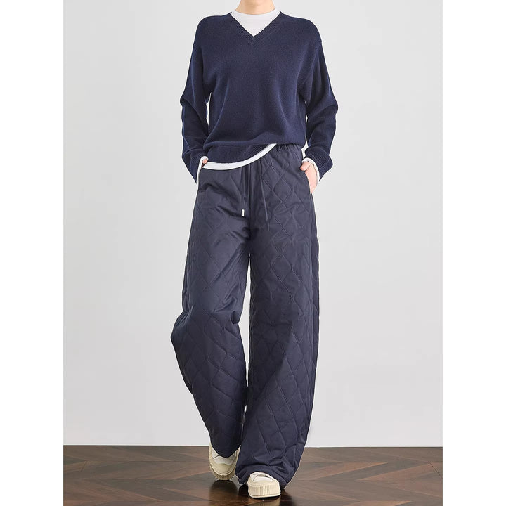 Women's Comfortable and Elegant Quilted Pants Mune Fashion