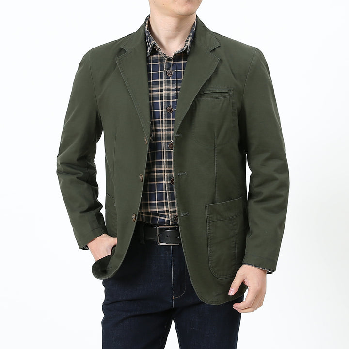 Men's Elegant and Comfortable Cotton Blazer Mune Fashion